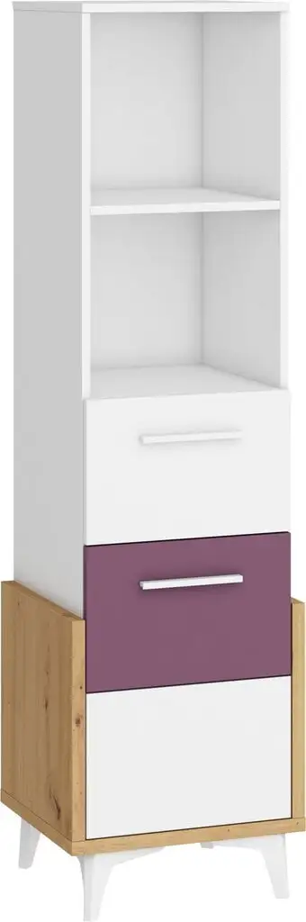 Hylly Meblocross Hey 13, Valkoinen/violetti 1 Hylly Meblocross Hey 13, Valkoinen/violetti