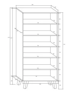 Hylly Meblocross Sven, Tumma Tammen Väri 4 Hylly Meblocross Sven, Tumma Tammen Väri -NORE Kalusteet Myymälä hylly meblocross sven tumma tammen vari fcf89 hinta reference