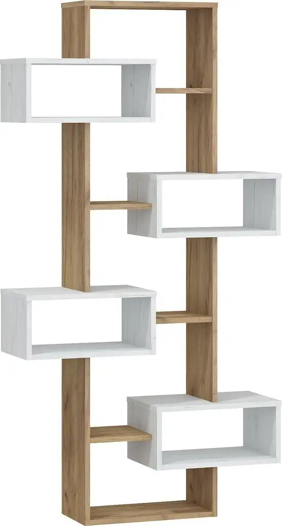 Meblocross Hylly Rio, Valkoinen/ruskea. 1 Meblocross Hylly Rio, Valkoinen/ruskea.