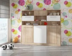 Meblocross Hylly Sänkyyn Roger, Tammi / Valkoinen. -NORE Kalusteet Myymälä hylly sankyyn roger tammi valkoinen 811fb netistai reference