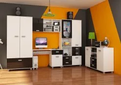 ML Meble .Hylly Solo, Valkoinen/musta. -NORE Kalusteet Myymälä hylly solo valkoinenmusta a50a7 netistai reference