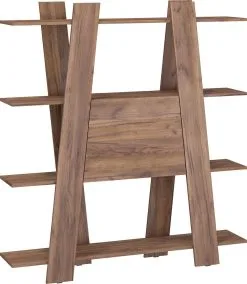 Meblocross Hylly Via 140-2D, Tummanruskea.