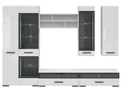 Black Red White Hyllykkö BRW Assen 1, Valkoinen