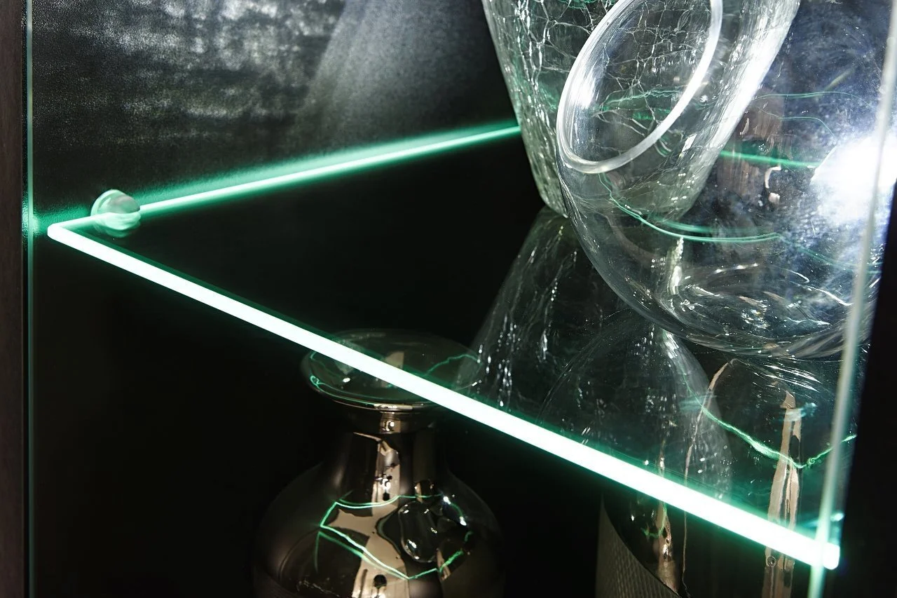 Hyllystö Blade 4, Musta/harmaa 3 Hyllystö Blade 4, Musta/harmaa - Image 3