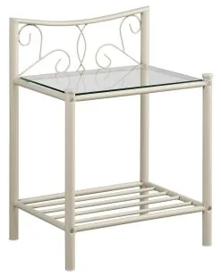 Notio Living Isabelle Yöpöytä, Valkoinen