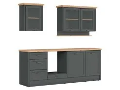 Black Red White Jasmin 230 Keittiökalustesarja Valkoinen