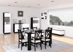 Jatkettava Pöytä Meblocross Hybrid Hyb-22, Musta -NORE Kalusteet Myymälä jatkettava poyta meblocross hybrid hyb 22 musta 50f19 palaute reference