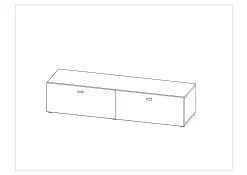 Laski Meble Kaapisto Jet, Ruskea/valkoinen -NORE Kalusteet Myymälä kaapisto jet ruskeavalkoinen 185c4 palaute reference