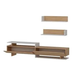 Kaapisto Kalune Design Ayaz, Valkoinen/ruskea -NORE Kalusteet Myymälä kaapisto kalune design ayaz valkoinenruskea 59b4c palaute reference