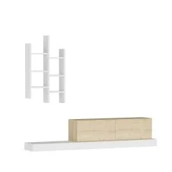 Kaapisto Kalune Design Lucida, Valkoinen/ruskea