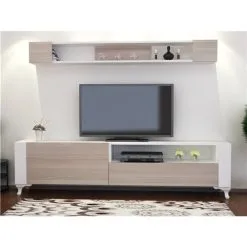 Kaapisto Kalune Design Melis, Valkoinen/ruskea