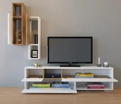 Kaapisto Kalune Design Sunny, Valkoinen/ruskea -NORE Kalusteet Myymälä kaapisto kalune design sunny valkoinenruskea 808a7 osta reference