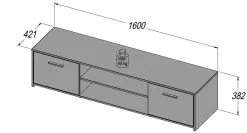 Forte Kaapisto Paco -NORE Kalusteet Myymälä kaapisto paco 315de netistai reference