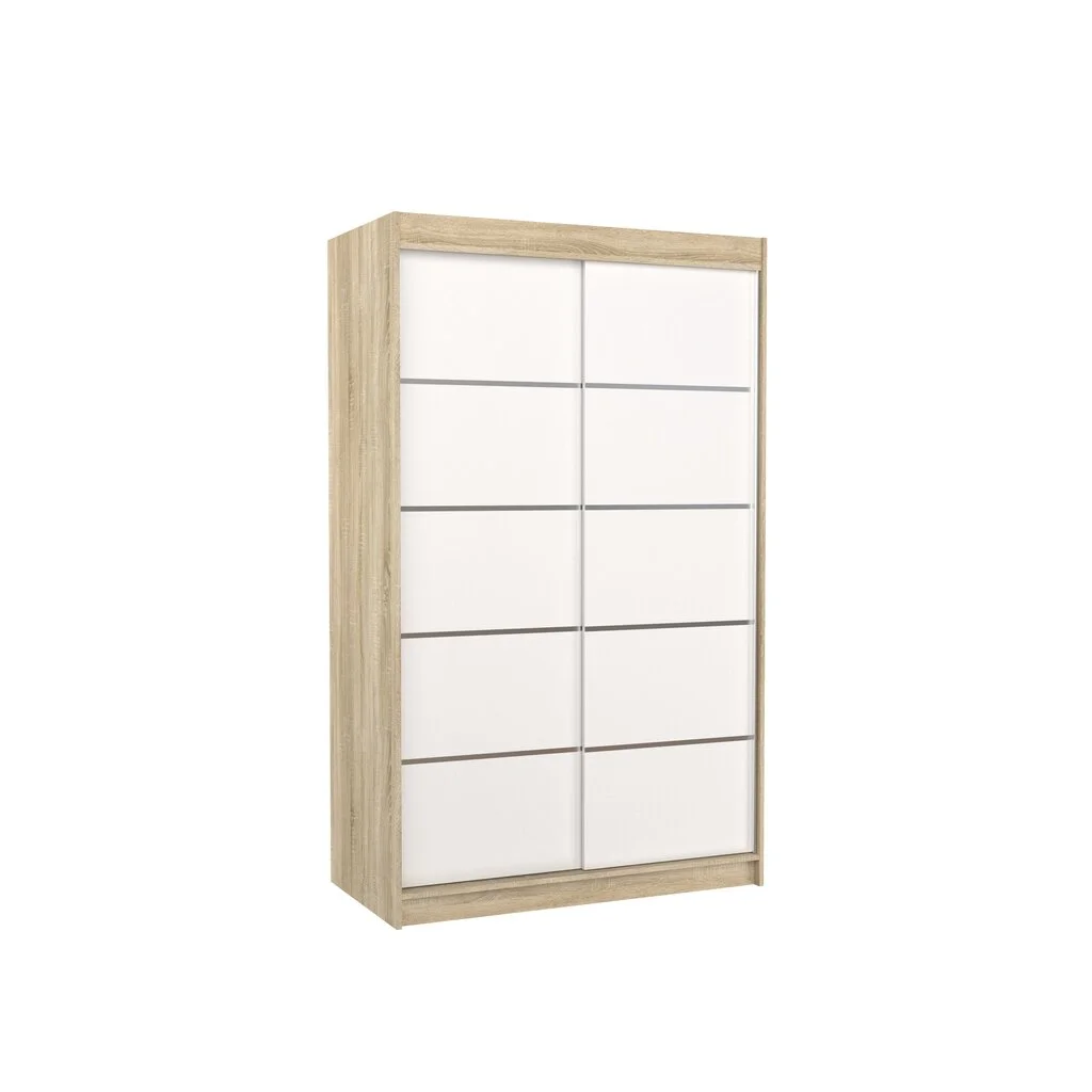 Kaappi ADRK Furniture Benisso, Tammi/valkoinen 1 Kaappi ADRK Furniture Benisso, Tammi/valkoinen