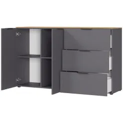 Germania Kaappi California 1475, Tummanharmaa/ruskea -NORE Kalusteet Myymälä kaappi california 1475 tummanharmaaruskea 0bc31 netistai reference