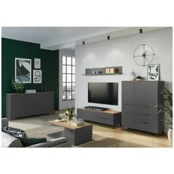 Germania Kaappi California 1475, Tummanharmaa/ruskea -NORE Kalusteet Myymälä kaappi california 1475 tummanharmaaruskea 84d4d osta reference