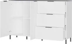 Germania Kaappi California 1475, Valkoinen/tummanharmaa -NORE Kalusteet Myymälä kaappi california 1475 valkoinentummanharmaa ab08e halvempi reference