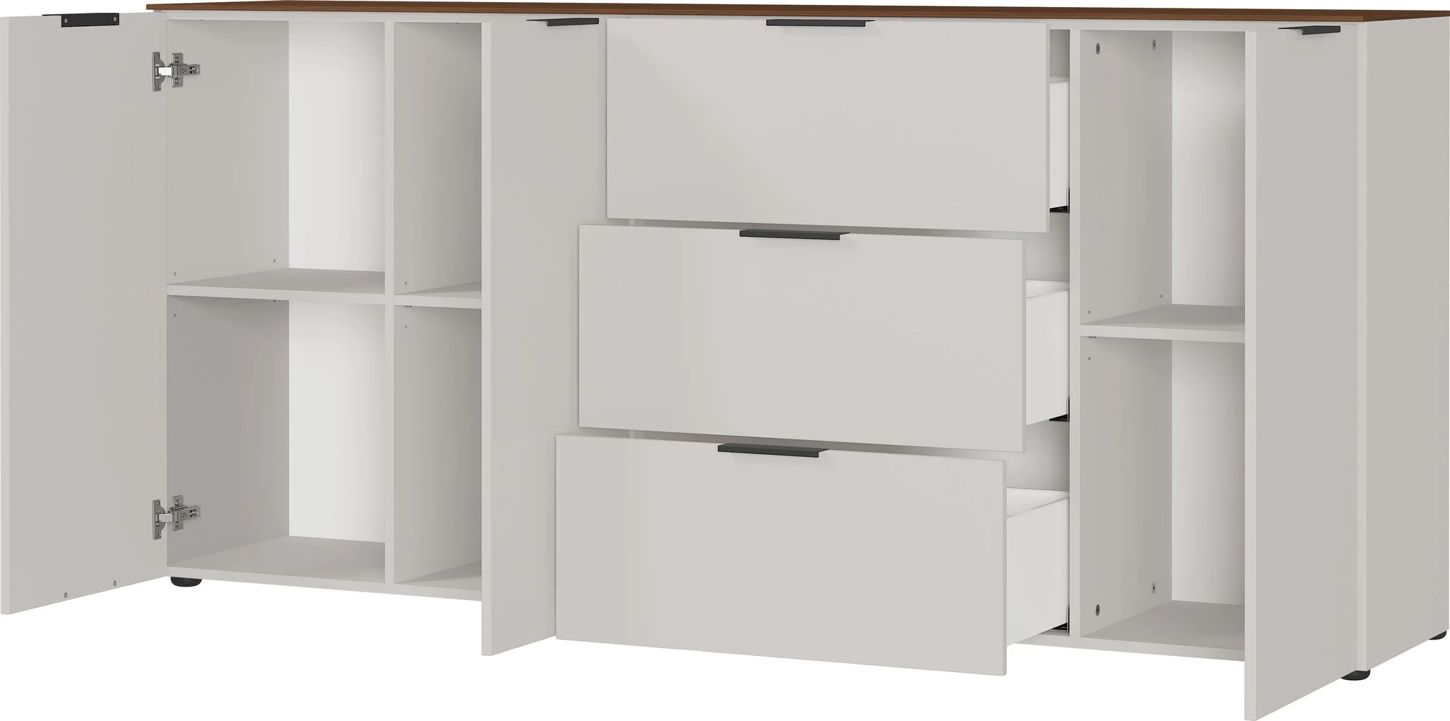 Germania Kaappi California 1476, Vaaleanharmaa/ruskea 5 Germania Kaappi California 1476, Vaaleanharmaa/ruskea - Image 5