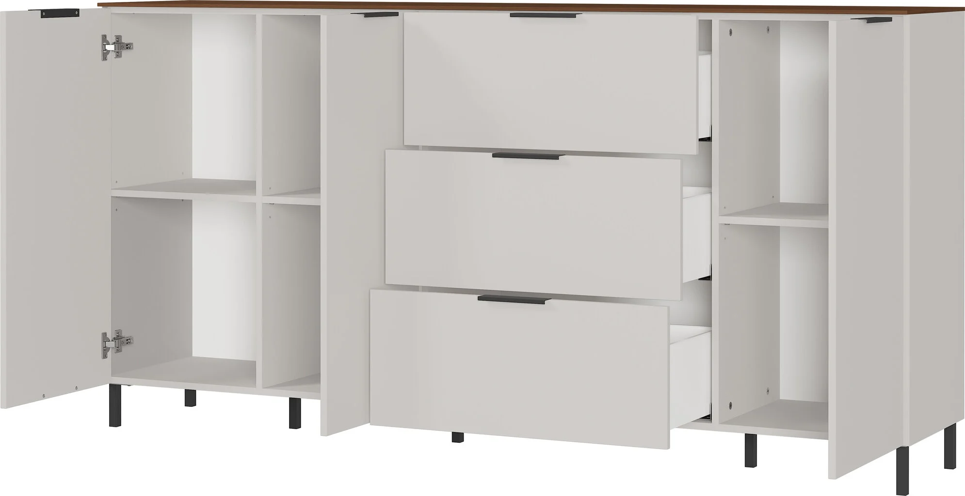 Germania Kaappi California 1476, Vaaleanharmaa/ruskea 3 Germania Kaappi California 1476, Vaaleanharmaa/ruskea - Image 3