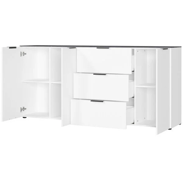 Germania Kaappi California 1476, Valkoinen/tummanharmaa 6 Germania Kaappi California 1476, Valkoinen/tummanharmaa - Image 6