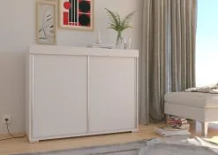 ADRK Furniture Kaappi Eden, Valkoinen