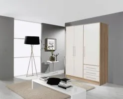 Forte Kaappi Jupiter JPTS84, Valkoinen / Tammi 11 Forte Kaappi Jupiter JPTS84, Valkoinen / Tammi -NORE Kalusteet Myymälä kaappi jupiter jpts84 valkoinen tammi c8705 osta reference