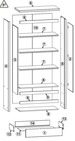 Black Red White Kaappi Kaspian 2D2S, Ruskea -NORE Kalusteet Myymälä kaappi kaspian 2d2s ruskea 9bc03 palaute reference