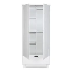 Kaappi Klups Iwo, Valkoinen -NORE Kalusteet Myymälä kaappi klups iwo valkoinen 9906a palaute reference