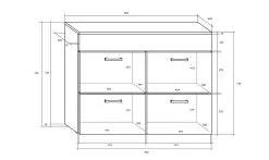 Meblocross Kaappi Magic, Valkoinen. 4 Meblocross Kaappi Magic, Valkoinen. -NORE Kalusteet Myymälä kaappi magic valkoinen 7afa9 hinta reference