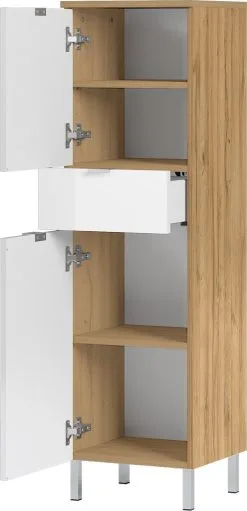 Kaappi Mauresa 8532, Ruskea/valkoinen -NORE Kalusteet Myymälä kaappi mauresa 8532 ruskeavalkoinen 74815 netistai reference