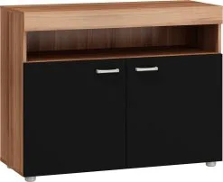 Meblocross Kaappi Max 01, Ruskea / Musta.