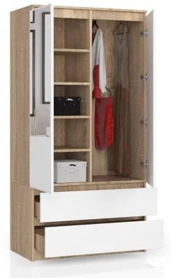 Kaappi NORE S90 Peilillä, Tammen Väri / Valkoinen. 10 Kaappi NORE S90 Peilillä, Tammen Väri / Valkoinen. -NORE Kalusteet Myymälä kaappi nore s90 peililla tammen vari valkoinen 7b412 halvempi reference