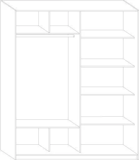 Meblocross Kaappi Rico 180A 2 Meblocross Kaappi Rico 180A - Image 2