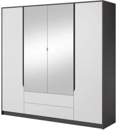 Laski Meble Kaappi Sega, Valkoinen/musta