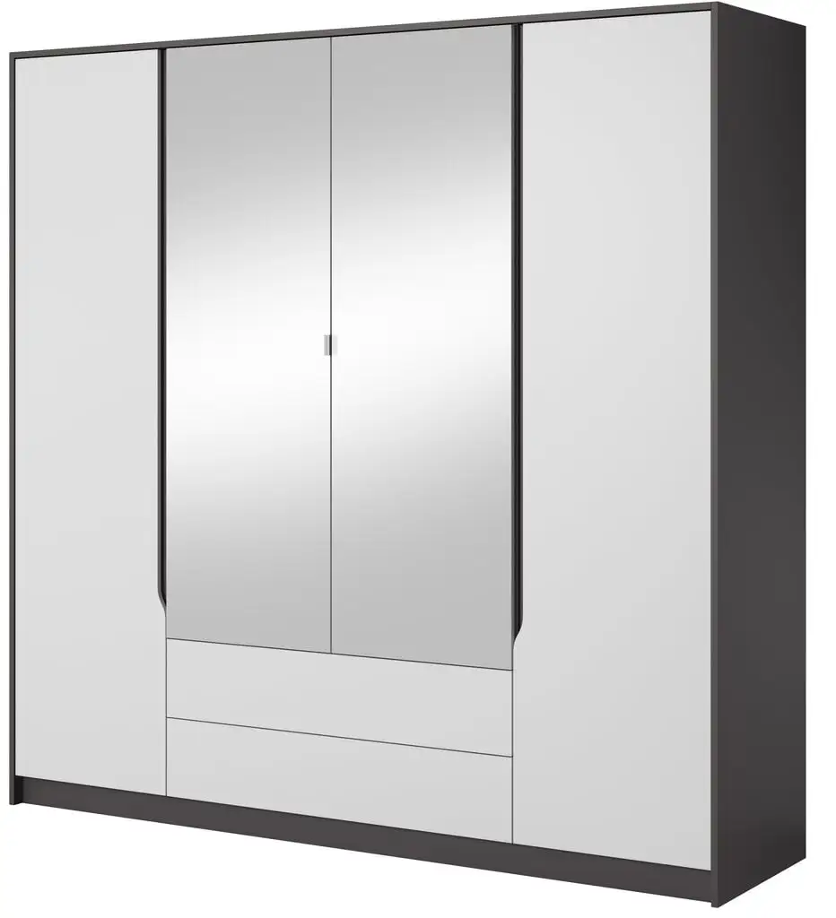 Laski Meble Kaappi Sega, Valkoinen/musta 1 Laski Meble Kaappi Sega, Valkoinen/musta