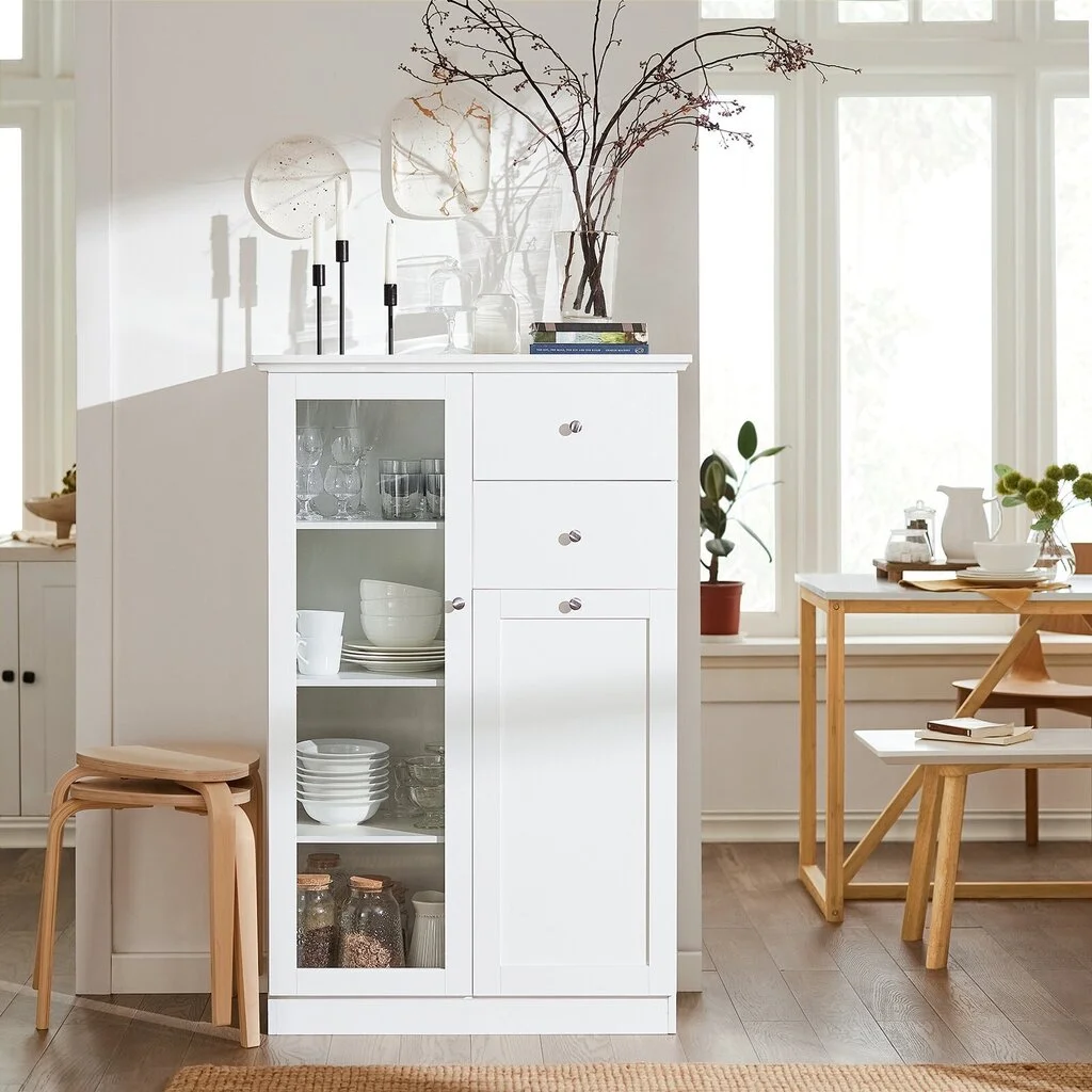 Kaappi SoBuy FSB32-W, Valkoinen 3 Kaappi SoBuy FSB32-W, Valkoinen - Image 3