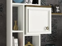 Kaappikokonaisuus Kalune Design Kornelya, Valkoinen/kulta -NORE Kalusteet Myymälä kaappikokonaisuus kalune design kornelya valkoinenkulta 82898 palaute reference