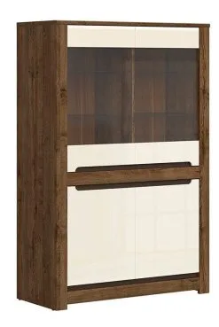 Black Red White Kada III -vitriinikaappi, Tammi April