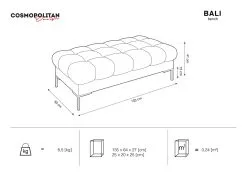 Kahden Istuttava Cosmopolitan Design Bali, Tummanvihreä/kulta -NORE Kalusteet Myymälä kahden istuttava cosmopolitan design bali tummanvihreakulta f1992 netistai reference