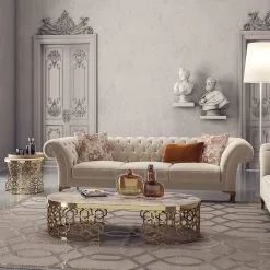 Kalune Design Bianca Kolmipaikkainen Sohva, Beige -NORE Kalusteet Myymälä kalune design bianca kolmipaikkainen sohva beige ab74f halvempi reference