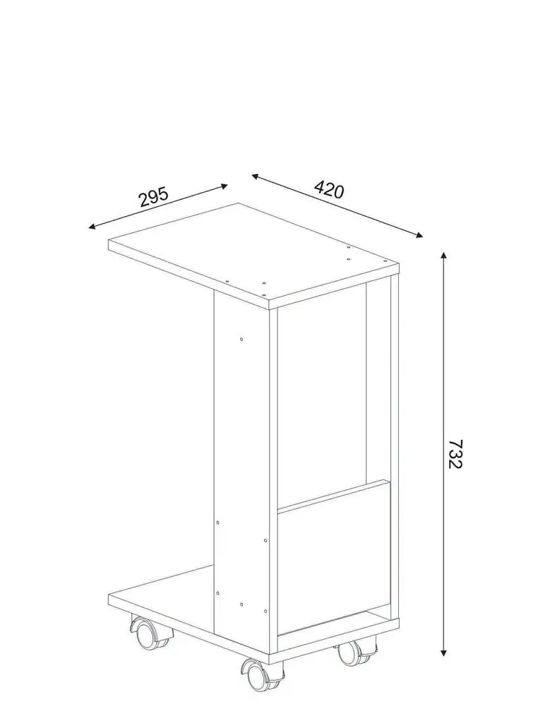 Kalune Design Etna, Valkoinen Sohvapöytä 4 Kalune Design Etna, Valkoinen Sohvapöytä - Image 4