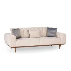 Kalune Design Ivory Kolmipaikkainen Sohva, Beige