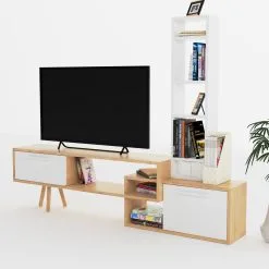 Kalune Design Lagomood Manzara Säilytysjärjestelmä, Valkoinen/ruskea -NORE Kalusteet Myymälä kalune design lagomood manzara sailytysjarjestelma valkoinenruskea c00f6 palaute reference