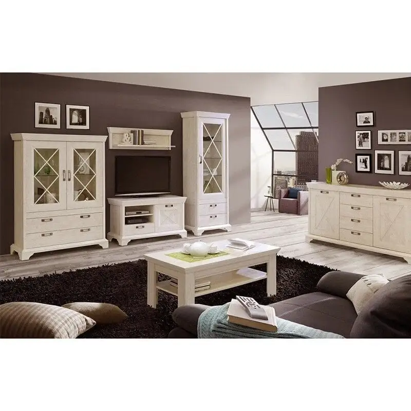 Kashmir Vitriini Valaistuksella, Mänty Valkoinen 3 Kashmir Vitriini Valaistuksella, Mänty Valkoinen - Image 3