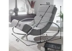 Keinutuoli Relax, Harmaa -NORE Kalusteet Myymälä keinutuoli relax harmaa 07229 halvempi reference