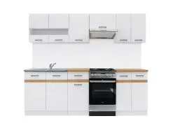 Black Red White Keittiökaappi Junona Line D1D / 50/82, Valkoinen / Tammi -NORE Kalusteet Myymälä keittiokaappi junona line d1d 5082 valkoinen tammi 47319 palaute reference