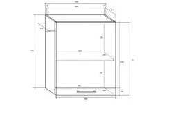 Meblocross Keittiökaappi Polo W60, Tammi 4 Meblocross Keittiökaappi Polo W60, Tammi -NORE Kalusteet Myymälä keittiokaappi polo w60 tammi c039d hinta reference
