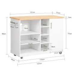 Keittiökaappi SoBuy FKW105-WN, Valkoinen -NORE Kalusteet Myymälä keittiokaappi sobuy fkw105 wn valkoinen 4581a palaute reference