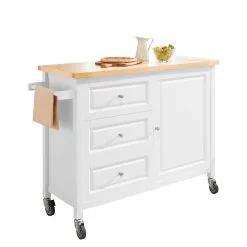 Keittiökaappi SoBuy FKW106-WN, Valkoinen