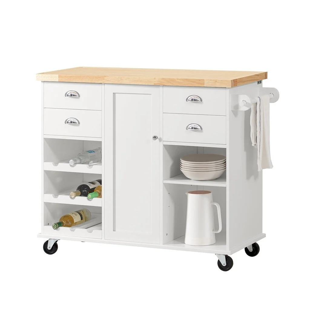 Keittiökaappi SoBuy KNL03-WN, Valkoinen 1 Keittiökaappi SoBuy KNL03-WN, Valkoinen